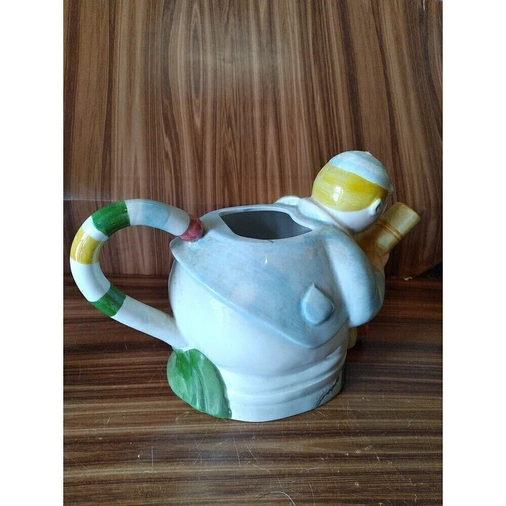 VINTAGE 1988 Dept.56 No.2 Croquet Tea Time tea pot